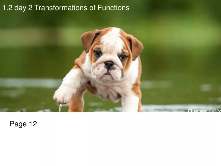 1 2 day 2 transformations of functions