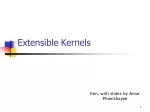 Extensible Kernels - slide 1