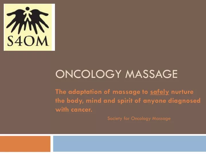 oncology massage