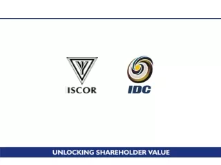 Agreement between Iscor and IDC