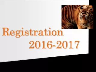 Registration           2016-2017