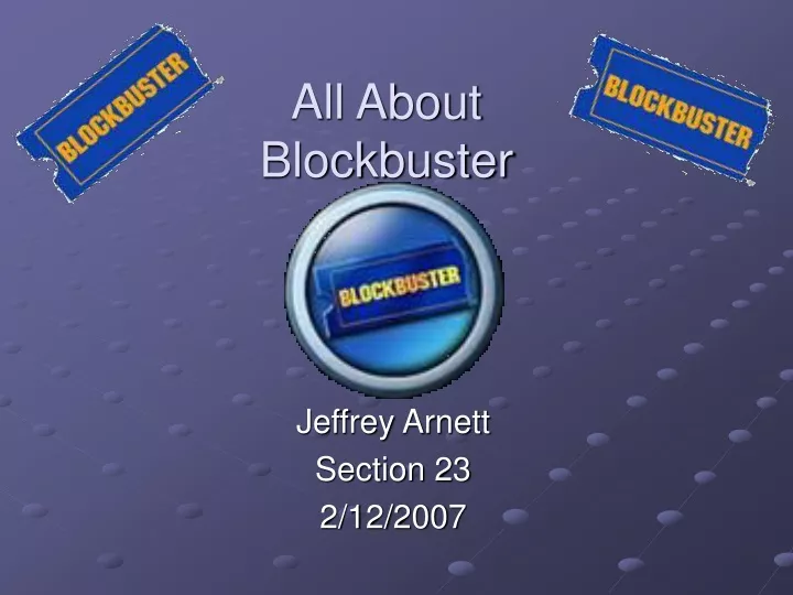 all about blockbuster