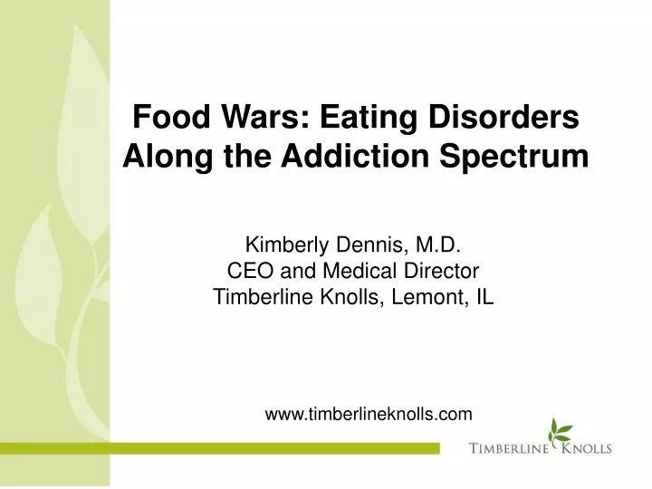food wars eating disorders along the addiction