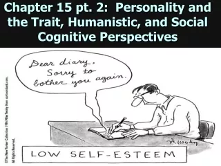Chapter 15 pt. 2:  Personality and the Trait, Humanistic, and Social Cognitive Perspectives