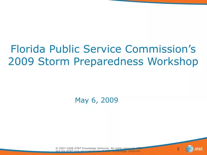 florida public service commission s 2009 storm