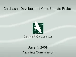 Calabasas Development Code Update Project