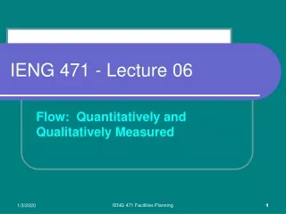 IENG 471 - Lecture 06