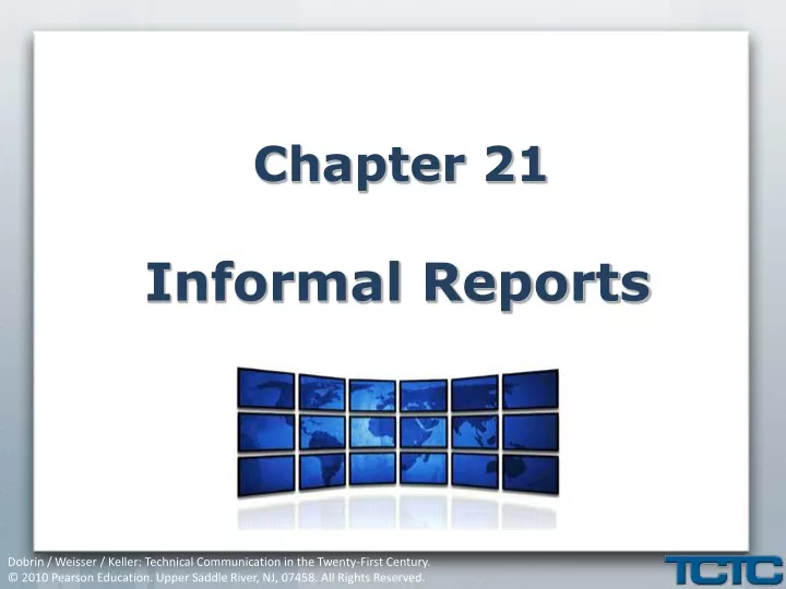 chapter 21 informal reports