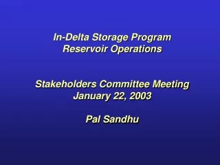 In-Delta Storage Operations