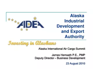 Alaska Industrial Development and Export Authority