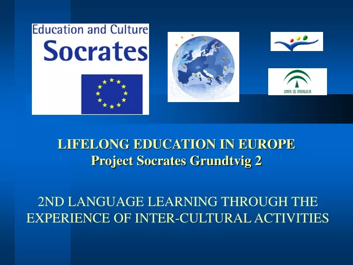 lifelong education in europe project socrates grundtvig 2