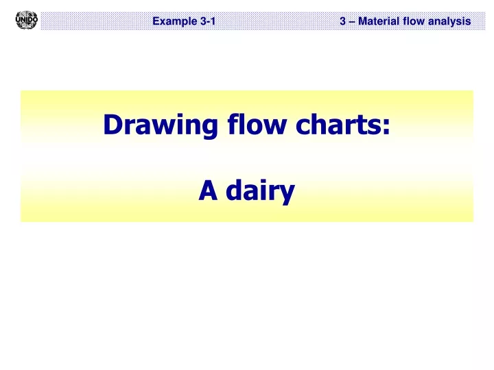 drawing flow charts a dairy