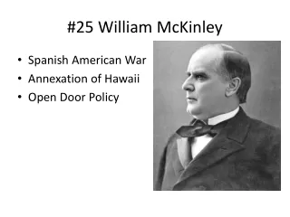 #25 William McKinley