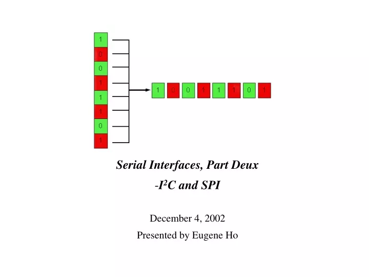 serial interfaces part deux