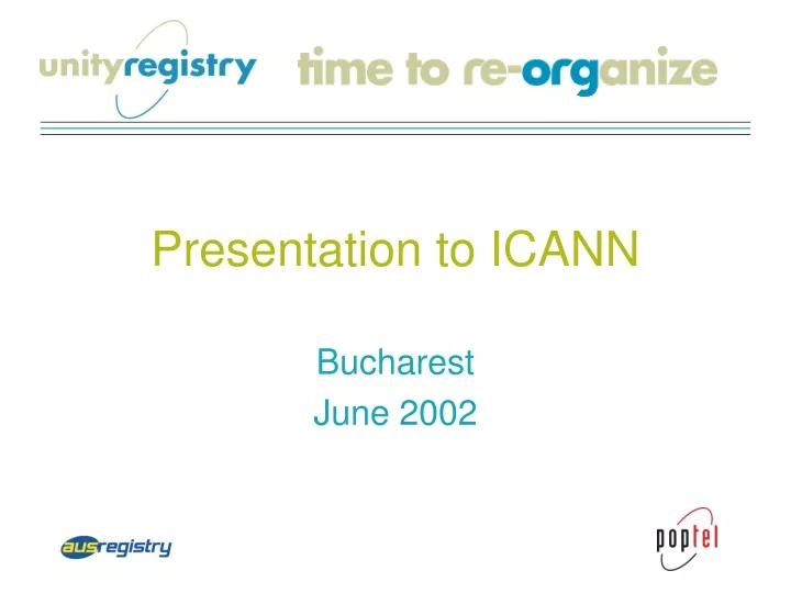 presentation to icann