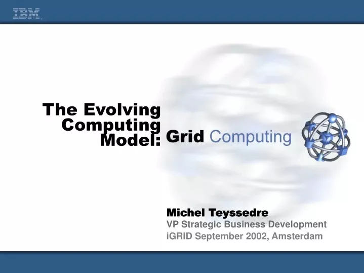 the evolving computing model