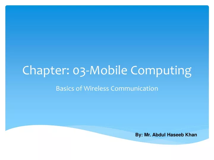 chapter 03 mobile computing