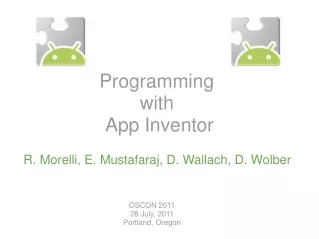 Programming  with  App Inventor