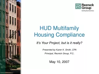 HUD Multifamily Housing Compliance