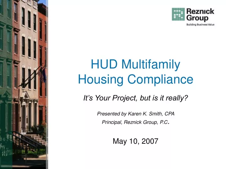 hud multifamily housing compliance