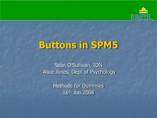 Buttons in SPM5