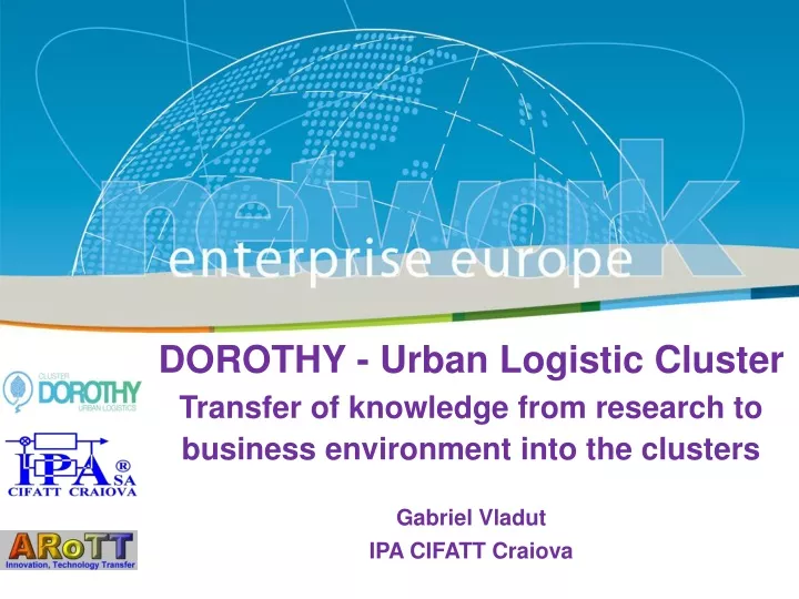 dorothy urban logistic cluster transfer