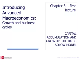 CAPITAL ACCUMULATION AND GROWTH: THE BASIC SOLOW MODEL