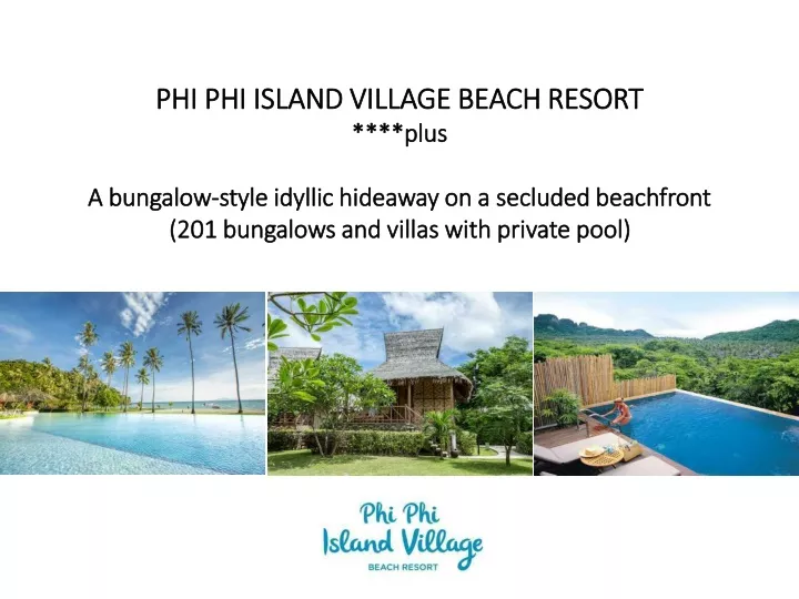 phi phi island village beach resort plus