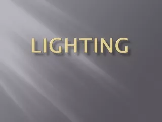 LIGHTING