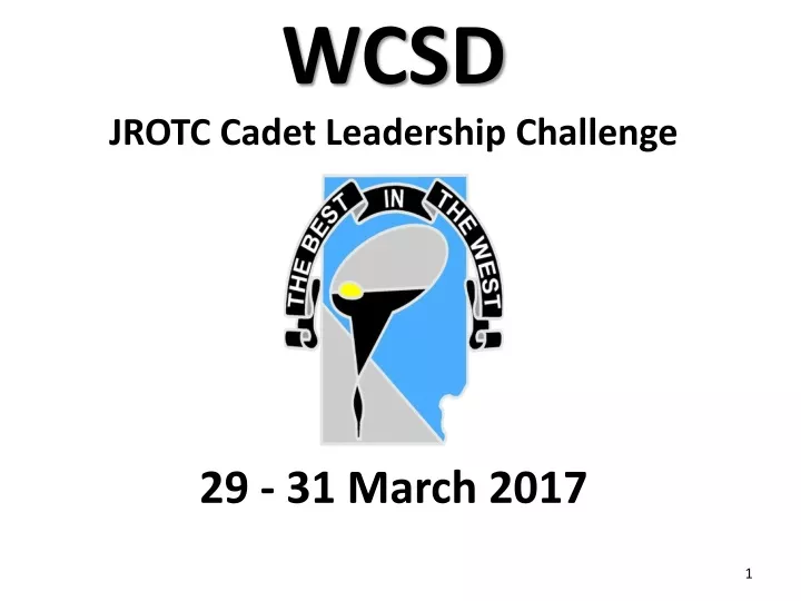 wcsd jrotc cadet leadership challenge