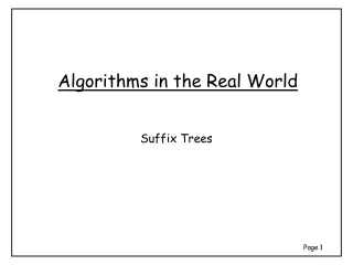 Algorithms in the Real World