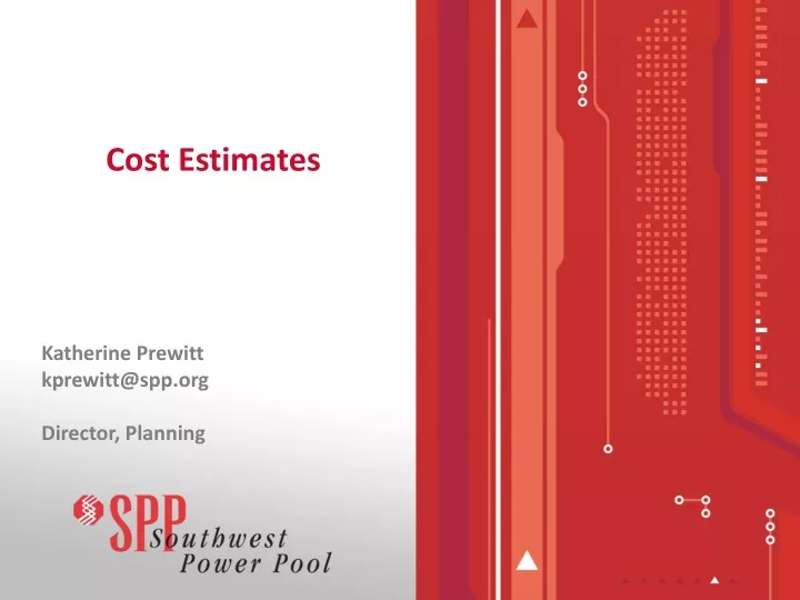 cost estimates