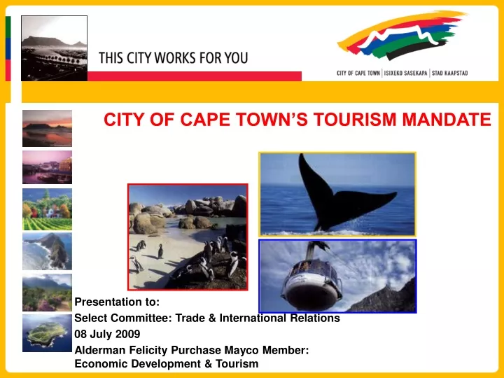 city of cape town s tourism mandate