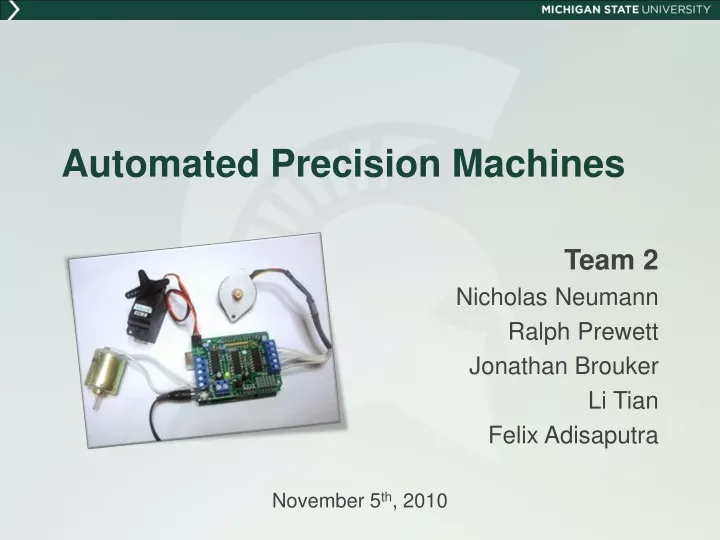 automated precision machines