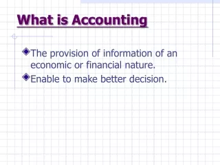 What is Accounting