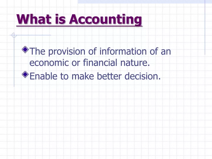 what is accounting