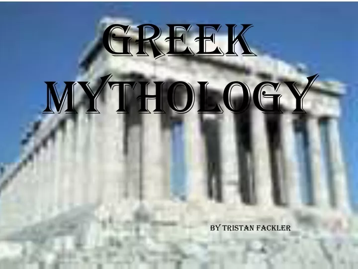 greek mythology