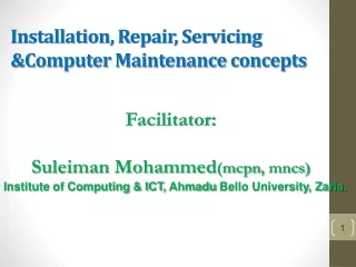 Installation, Repair, Servicing &amp;Computer Maintenance concepts