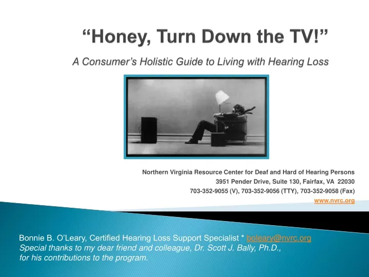 honey turn down the tv a consumer s holistic guide to living with hearing loss
