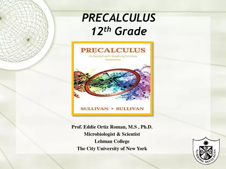 precalculus 12 th grade