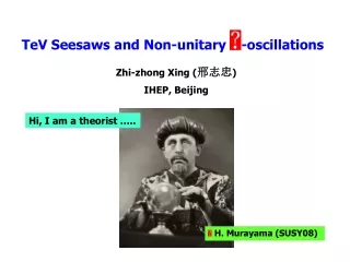 TeV Seesaws and Non-unitary   -oscillations