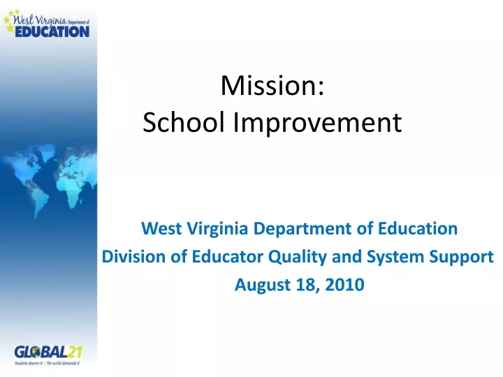 mission school improvement