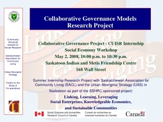 Collaborative Governance Models Research Project