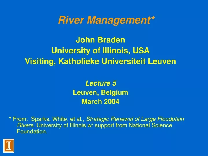 river management