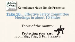 Compliance Made Simple Presents: