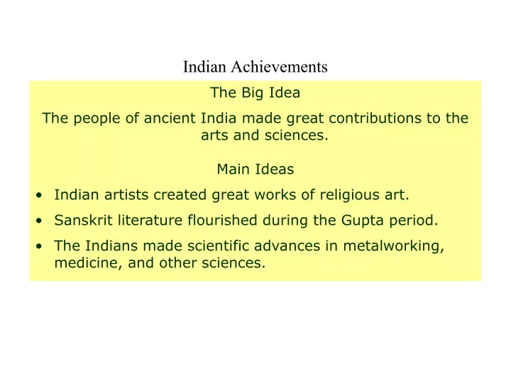 indian achievements