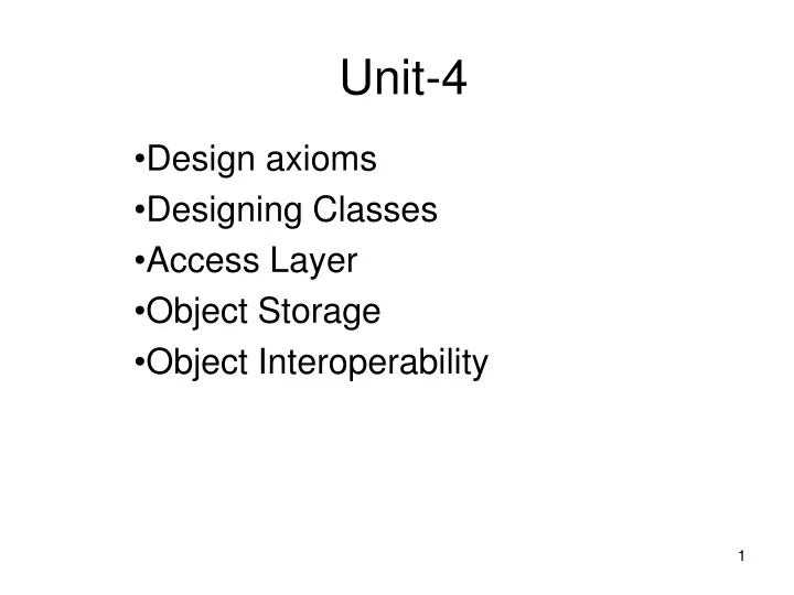 unit 4