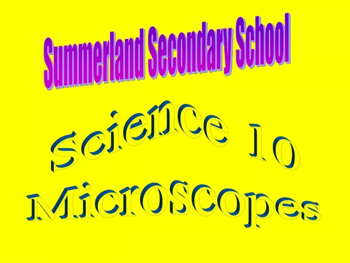 summerland secondary school