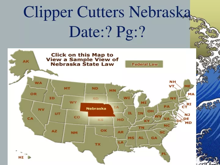 clipper cutters nebraska date pg
