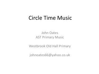 Circle Time Music